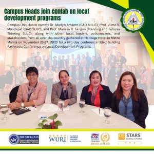 Campus Heads join confab on local development programs